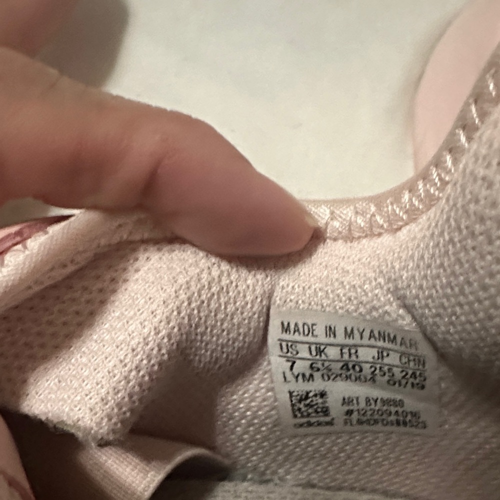 Adidas Women's Blush Pink Sneakers - Picture 6 of 9